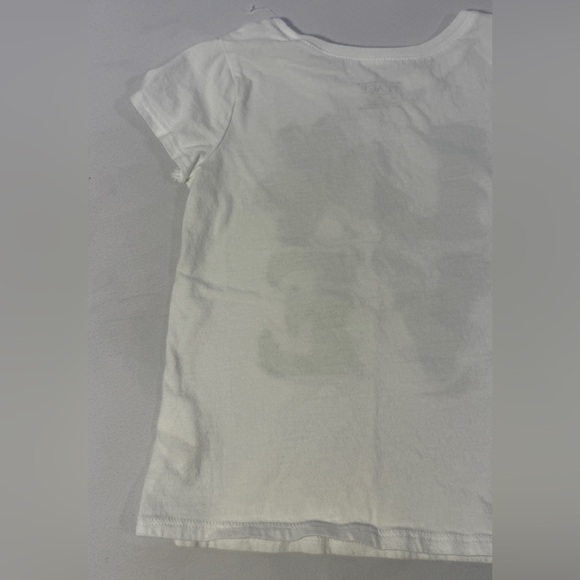 Girls St Patrick’s Day Top Shirt 4T Shamrock Love Tee Green Glitter White Top - Picture 8 of 10